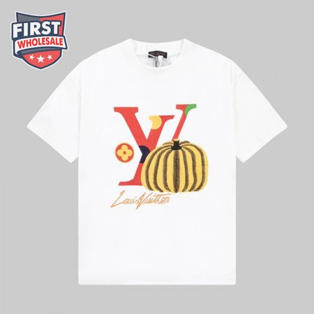 yayoi kusama joint series pumpkin print short-sleeved t-shirt white
