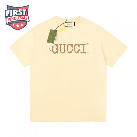 Gucci Autumn And Summer Foam Printing Limited New T-shirt
