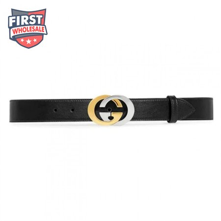 Gucci Leather Belt With Interlocking G Buckle - BPR006