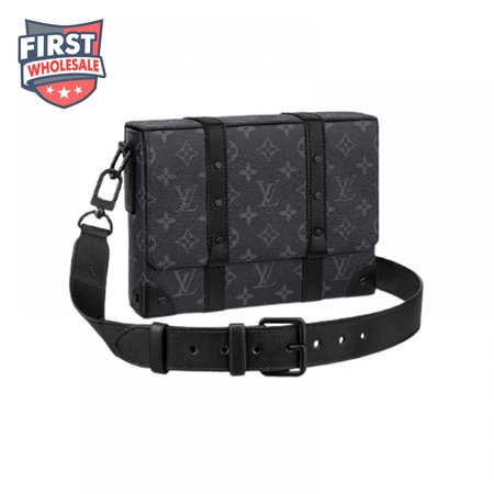 trunk messenger monogram eclipse coated canvas lmb014