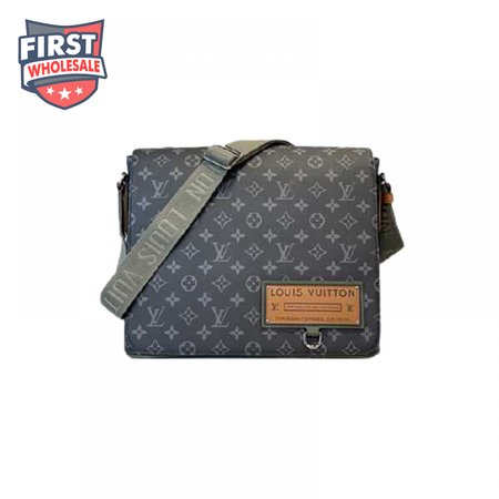 District Mm Messenger Bag Damier Ebene LMB018