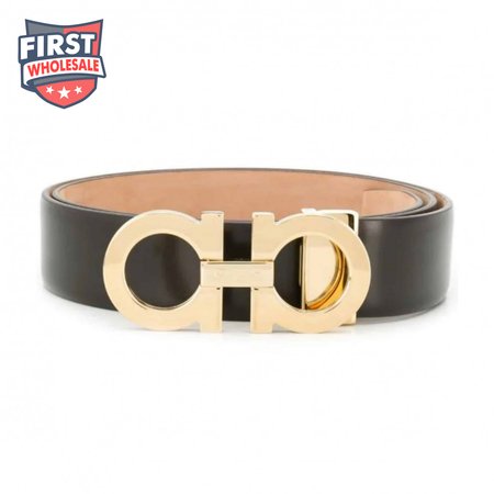 SALVATORE FERRAGAMO DOUBLE GANCIO BELT - B29