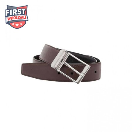 BURBERRY GRAINY REVERSIBLE LEATHER BELT - B30