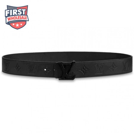 shape belt monogram shadow 40 mm black - b113