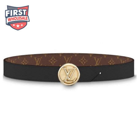 monogram circle logo 35mm reversible belt - b154