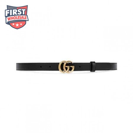 GUCCI BLACK GG MARMONT BELT 30MM - B30
