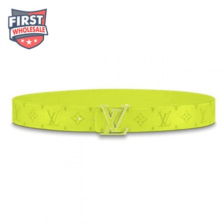 men's initiales 40mm reversible belt yellow - b128