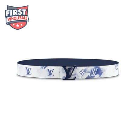 shape 40mm reversible belt watercolor blue - b80