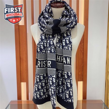 dior oblique print scarf