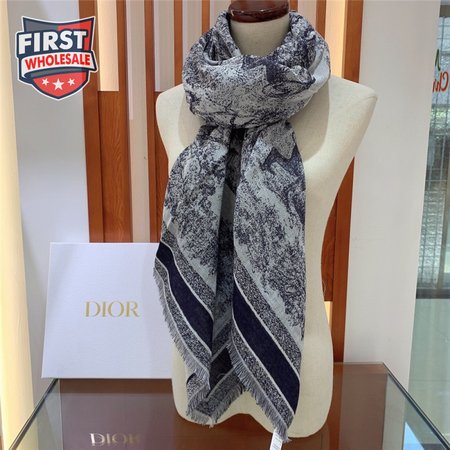 dior print shawl