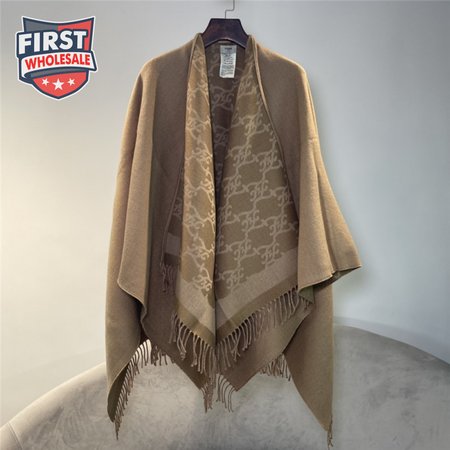 fendi cashmere hooded cloak