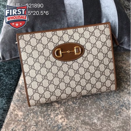 gucci 1955 Horsebit Pouch Clutch Bag