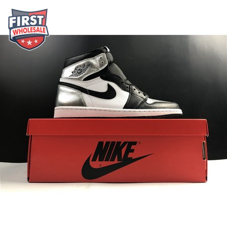 Air Jordan 1 Retro High OG White Black Silver SP Unisex