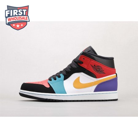 Air Jordan 1 Mid Bred Multi-Color Unisex