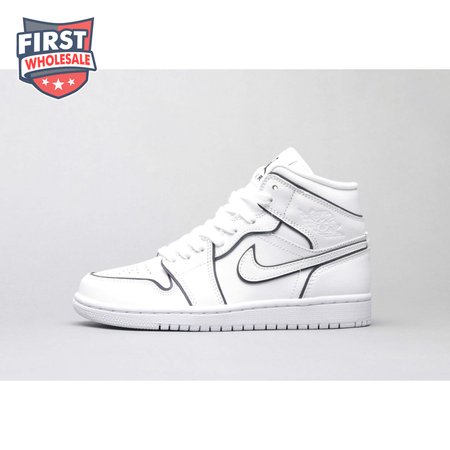 Air Jordan 1 Mid Iridescent Reflective White Unisex