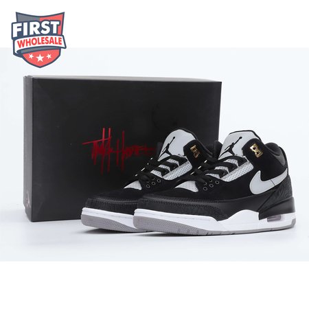 Air Jordan 3 Retro Tinker Black Cement Gold Men's