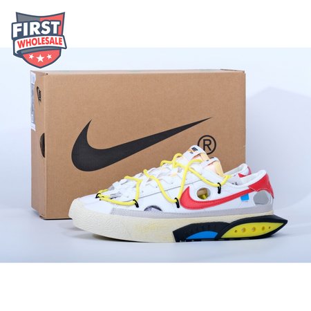 off-white x NK Blazer low'77 White Red Men's