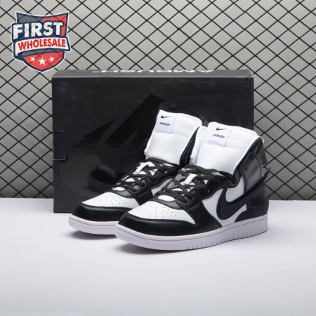 Nike Dunk High AMBUSH Black White Unisex