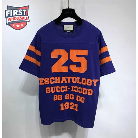T-shirt with '25 Gucci Eschatology and Blind for Love 1921' print - GC44