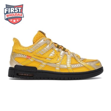 Off-White x Air Rubber Dunk 'University Gold' Men's