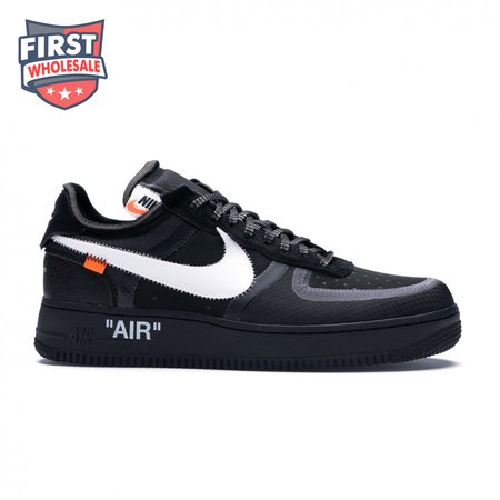 Off-White x Air Force 1 Low 'Black' Men's