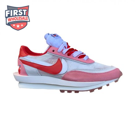 2019 Nike LVD Waffle Daybreak Swoosh Pink Gery White Red BV0073 500 Unisex