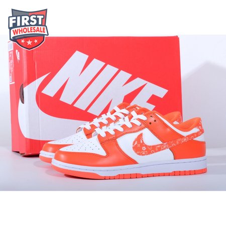 Nike Dunk Low ESS Orange Paisley Unisex