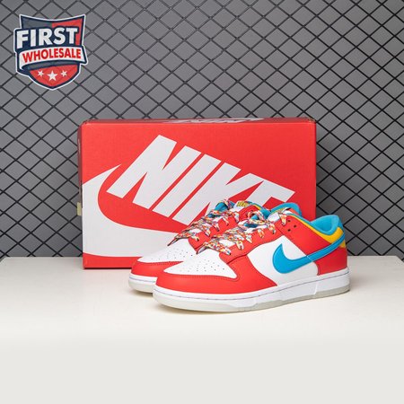 Nike Dunk Low QS LeBron James Fruity Pebbles DH8009-600 Unisex