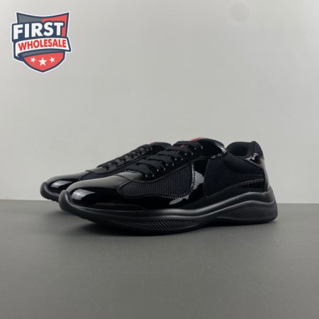 Prada America's Cup Black Sneakers
