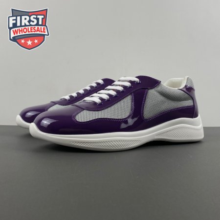 Prada America's Cup Purple Sneakers