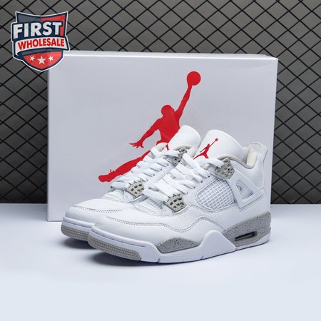 Air Jordan 4 Retro 'White Oreo' Unisex