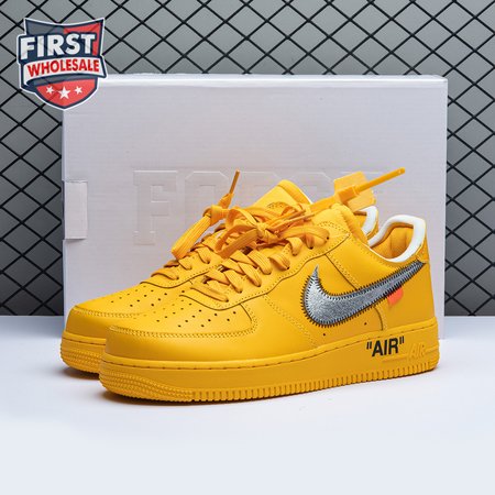 Off-White x Air Force 1 Low 'University Gold' Unisex