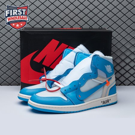 Off-White x Air Jordan 1 Retro High OG 'UNC' Unisex