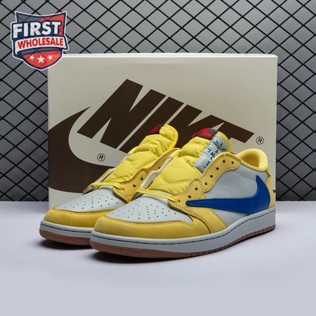 Jordan 1 Retro Low OG SP Travis Scott Canary DZ4137-700 Unisex