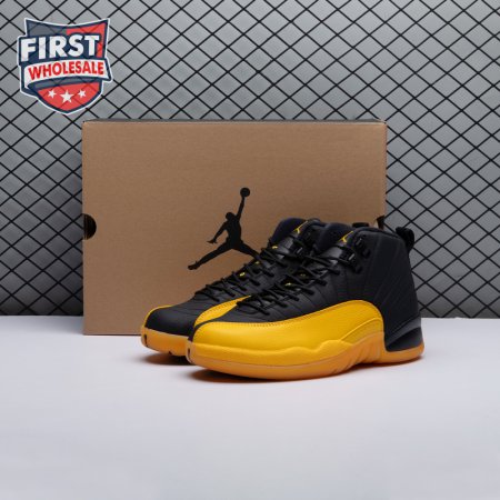 Jordan 12 Retro Black University Gold 130690-070 Men's
