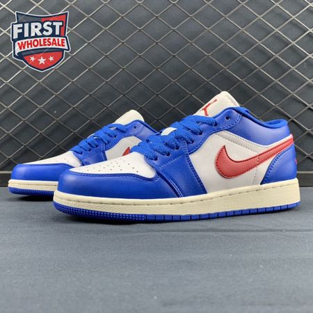 Jordan 1 Low Sport Blue Gym Red DC0774-416 Unisex