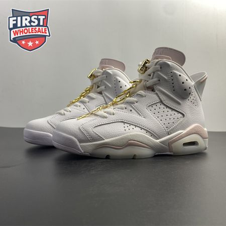 Jordan 6 Retro Gold Hoops DH9696-100 Unisex