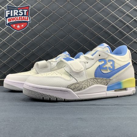 Jordan Legacy 312 Low 23 White University Blue FJ7223-141 Unisex