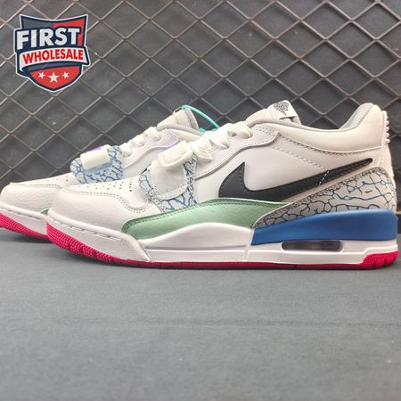 Jordan Legacy 312 Low Easter White Valerian Blue DV9127-101 Unisex