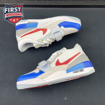 Jordan Legacy 312 Low White Game Royal University Red FN8902-161 Unisex