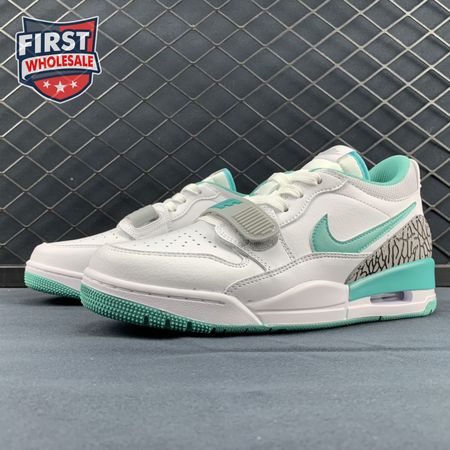 Jordan Legacy 312 Low White Turquois CD7069-130 Unisex