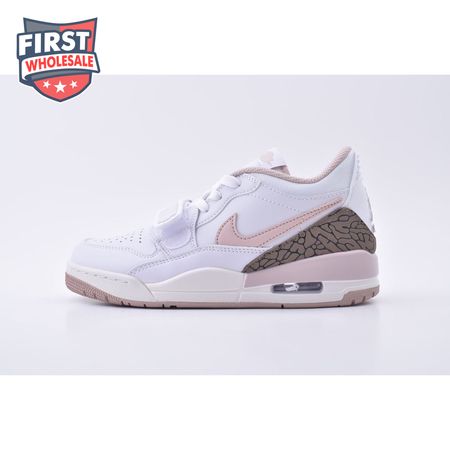 Jordan Legacy 312 Low White Archaeo Brown Sail Pink Oxford FQ7827-116 Women's