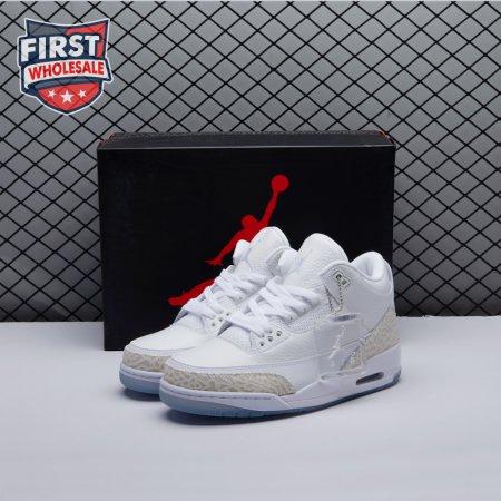 Jordan 3 Retro Pure White 136064-111 Unisex