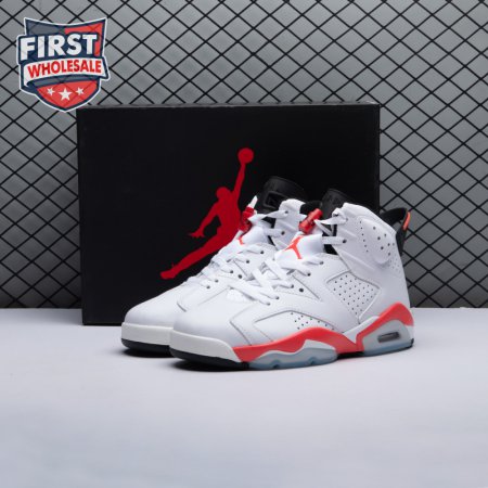 Jordan 6 Retro Infrared White 384664-123 Men's