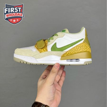 Jordan Legacy 312 Low Golden Moss Alligator DX9260-001 Unisex