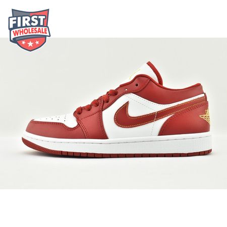 Jordan 1 Low Cardinal Red 553558-607 Unisex