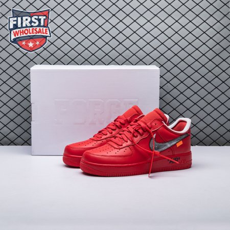 Nike Air Force 1 Low Off-White Red Unisex