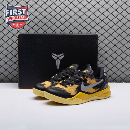 Nike Kobe 8 XDR Black Yellow 555286-077 Men's