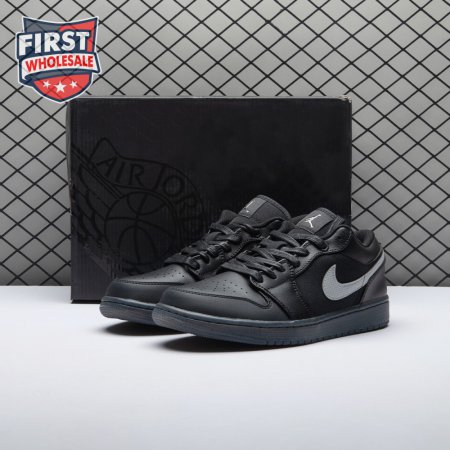 Jordan 1 Low Black White Dark Smoke Grey HV5968-001 Unisex