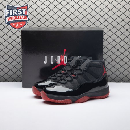 Air Jordan 11 Black Red 378037-326 Men's